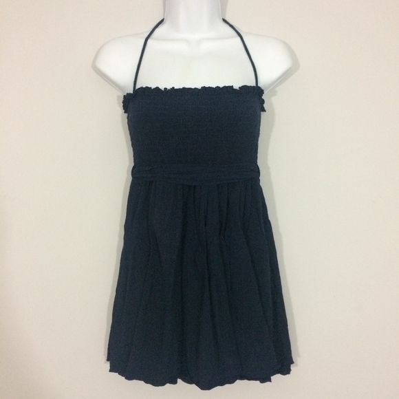 Juicy Couture Dresses & Skirts - Juicy Couture Womens M Navy Blue Halter Dress